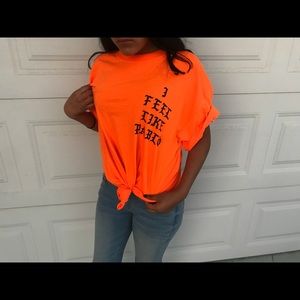 I feel like Pablo orange T-shirt